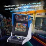 Neo Geo Mini Arcade com tela 4.3" e joystick, reviva os clássicos com experiência arcade autêntica e portátil. - Imagem 4