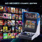 Neo Geo Mini Arcade com tela 4.3" e joystick, reviva os clássicos com experiência arcade autêntica e portátil. - Imagem 5
