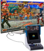 Neo Geo Mini Arcade com tela 4.3" e joystick, reviva os clássicos com experiência arcade autêntica e portátil. - Imagem 6