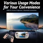 Voacle RG40XXH: console portátil retrô com 5488 jogos, tela IPS 4", Wi-Fi 5G e HDMI para TV. - Imagem 5
