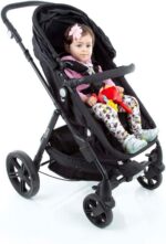 Cosco Kids Travel System Poppy Duo Preto Mescla: conforto, proteção UV30+ e praticidade para passeios e viagens com bebê. - Imagem 4