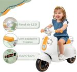 Lambreta Avespa Infantil Elétrica 6V com som: diversão, segurança e desenvolvimento para crianças a partir de 2 anos. - Imagem 4