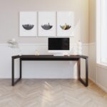 Mesa Presidente Yon 190x70x75cm com estilo industrial para valorizar seu espaço com elegância e presença - Imagem 5