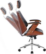 Cadeira Kopenhagen Presidente Preto Fratini: conforto, elegância e resistência para seu escritório. - Imagem 6