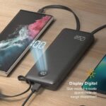 I2GO Power Bank 10000mAh 4 em 1 com cabos acoplados, carregamento prático e portátil para várias conexões - Imagem 8