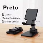 Suporte de Mesa para Celular e Tablet Dobrável Ajustável: estabilidade e praticidade para videochamadas, filmes e home office - Imagem 6