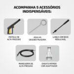 MONDIAL Aqua Power III 1800W: alta pressão para limpeza potente, prática e eficiente em qualquer área. - Imagem 7