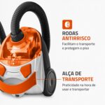 MONDIAL Aspirador Hepa Turbo 2000 1500W: alta potência, filtro HEPA lavável e sucção eficiente para uma limpeza completa. - Imagem 5