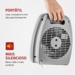MONDIAL Aquecedor A Ar A-08 1500W aquece, circula e desumidifica o ambiente com segurança e baixo ruído. - Imagem 4
