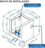 Fogão a Gás de Embutir Gaudi Prisma Vitreo Branco GLP com 4 bocas para cozinhar com praticidade e estilo. - Imagem 6