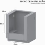 Fogão a Gás de Embutir Gaudi Prisma Vitreo Branco GLP com 4 bocas para cozinhar com praticidade e estilo. - Imagem 8