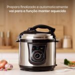 Panela de Pressão Elétrica Elgin 4L: prática, segura e fácil de programar para cozinhar com tranquilidade. - Imagem 7