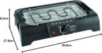Churrasqueira Gourmet Britânia 1200W: grelha inox, 2 alturas e bandeja 1,2L para assados práticos e saborosos. - Imagem 8