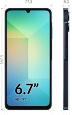 Samsung Galaxy A06 5G 128GB Preto com bateria 5000 mAh, câmera 50MP e 4GB RAM para performance e longa duração. - Imagem 4
