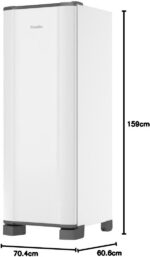 Geladeira Esmaltec 1 Porta 259L Roc35 Pro com compressor inverter e resfriamento rápido para mais economia e praticidade - Imagem 6