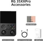 Marryoo RG35XX Pro: console retrô portátil com tela IPS 3,5", 64GB e Linux 64-bit para jogar com fluidez. - Imagem 5