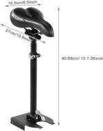 Assento ZJchao para scooter elétrica M365: conforto, ajuste e instalação fácil, com suporte robusto de até 100 kg. - Imagem 8