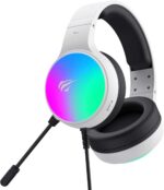 Havit H2043U Gamer 7.1 USB: som surround, RGB e microfone omnidirecional para máxima imersão nas partidas. - Imagem 4