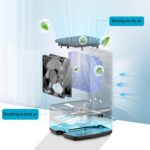 Asixxsix Desumidificador 60W compacto e silencioso, tanque 2000ml, ideal para quarto e closet, combate a umidade com eficiência - Imagem 3
