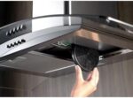 Fischer Coifa de Parede Talent Fit 90cm 220V: exaustor ou depurador com vidro preto e filtros laváveis. - Imagem 3