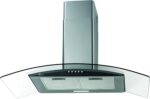 Fischer Coifa de Parede Talent Fit 90cm 220V: exaustor ou depurador com vidro preto e filtros laváveis. - Imagem 4