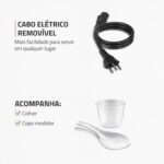 Panela de Pressão Elétrica Mondial Master Cooker 3L, 700W, ideal para cozinhar com praticidade e segurança. - Imagem 8