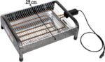 Churrasqueira Elétrica 220V 1600W Portátil: churrasco prático, sem fumaça excessiva e fácil de limpar - Imagem 5
