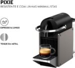 Cafeteira Espresso Nespresso Pixie Redesign Titânio 220V: design compacto, moderno e café espresso ou lungo com praticidade. - Imagem 8