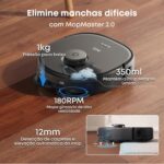 eufy X10 Pro: aspiração 8000Pa, lava e seca sozinho, evita obstáculos e é ideal para casas com pets. - Imagem 3