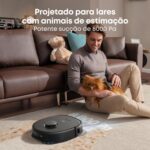 eufy X10 Pro: aspiração 8000Pa, lava e seca sozinho, evita obstáculos e é ideal para casas com pets. - Imagem 4
