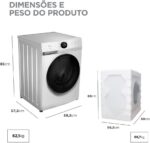 Máquina de Lavar Midea 11kg Slim Inverter com HealthGuard e Wi-Fi: mais higiene, economia e praticidade para sua casa - Imagem 4