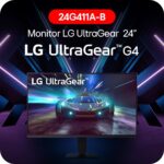 Monitor LG UltraGear 24G411A-B 24 FHD 144Hz 1ms: fluidez extrema e imagem nítida para jogos competitivos. - Imagem 3