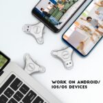 iDiskk Cofre de fotos 512GB MFi: backup rápido, libera espaço e funciona em iPhone, iPad, Android e USB-C - Imagem 4