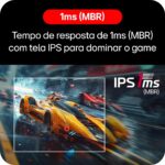 Monitor LG UltraGear 24G411A-B 24 FHD 144Hz 1ms: fluidez extrema e imagem nítida para jogos competitivos. - Imagem 5