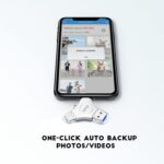 iDiskk Cofre de fotos 512GB MFi: backup rápido, libera espaço e funciona em iPhone, iPad, Android e USB-C - Imagem 5