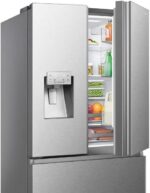 Refrigerador Hisense 536 Litros French Door Inox BCD-610-127 Volts com amplo espaço e design moderno para sua cozinha. - Imagem 5
