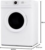 Secadora HealthGuard 11,2kg Midea 220V 60Hz para secar suas roupas com praticidade e eficiência. - Imagem 9