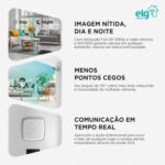 Câmera Intelgente ELG SHCI603 Full HD 1080p Wi-Fi com SOS, áudio bidirecional e visão noturna para segurança residencial. - Imagem 3