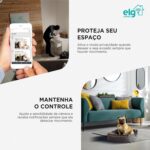 Câmera Intelgente ELG SHCI603 Full HD 1080p Wi-Fi com SOS, áudio bidirecional e visão noturna para segurança residencial. - Imagem 4