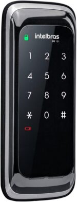 Fechadura Digital Intelbras FR 101 Preto: segurança prática com senha, teclado touch e travamento automático. - Imagem 3