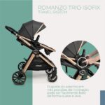 Travel System Infanti Romanzo Trio com Isofix: conforto, praticidade e segurança para passeios completos com bebê. - Imagem 5