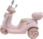 Scooter elétrica infantil Bella T3: luzes LED, bagageiro, som e USB/MP3 para brincadeiras cheias de diversão. - Imagem 3
