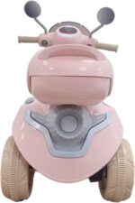 Scooter elétrica infantil Bella T3: luzes LED, bagageiro, som e USB/MP3 para brincadeiras cheias de diversão. - Imagem 4