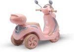 Scooter elétrica infantil Bella T3: luzes LED, bagageiro, som e USB/MP3 para brincadeiras cheias de diversão. - Imagem 6