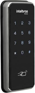 Fechadura Digital FR 201 Intelbras com senha protegida e instalação fácil para portas de sobrepor. - Imagem 3
