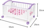 Berço Para Boneca Meu Bebê Monte Líbano: seguro, realista e ideal para bonecas de até 40 cm. - Imagem 3
