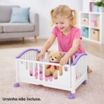 Berço Para Boneca Meu Bebê Monte Líbano: seguro, realista e ideal para bonecas de até 40 cm. - Imagem 5