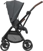 Carrinho de Bebê Maxi-Cosi Leona² Twilic Graphite com rodas grandes, suspensão e fechamento com uma mão - Imagem 7
