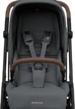 Carrinho de Bebê Maxi-Cosi Leona² Twilic Graphite com rodas grandes, suspensão e fechamento com uma mão - Imagem 9