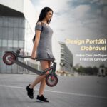 Patinete Elétrico Adulto 550W com 37 km de autonomia, suspensão dianteira e app inteligente para mais conforto e segurança. - Imagem 6